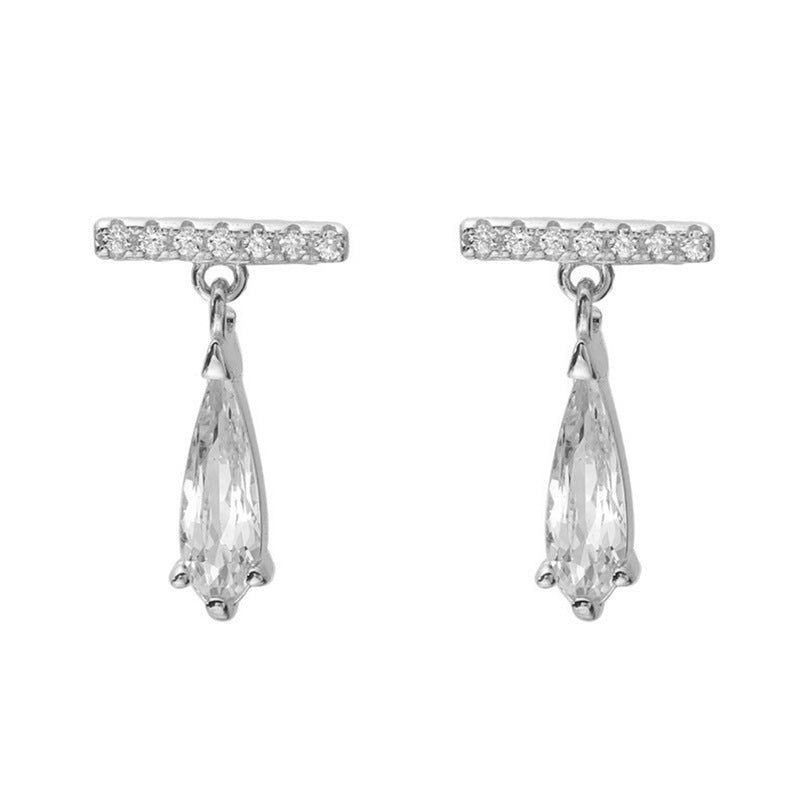 Zircon Drop Earrings