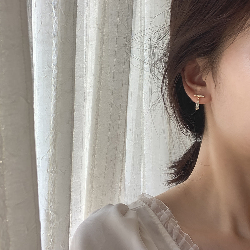 Zircon Drop Earrings