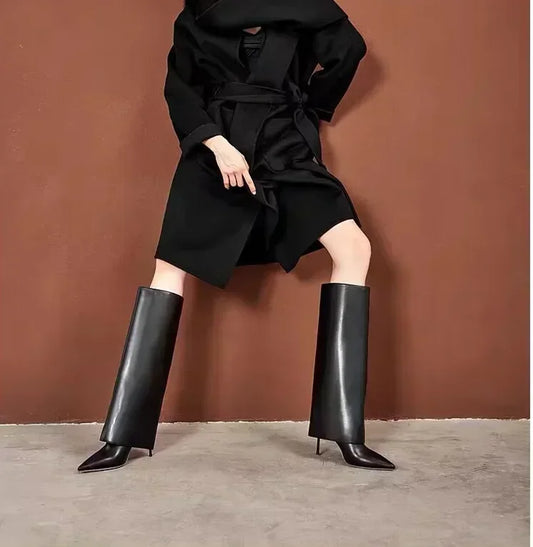 Stiletto Sophisticate Knee-High Boots