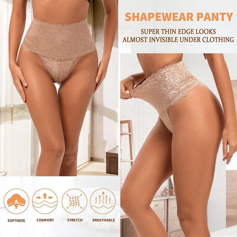 High Waist Shapewear Thong