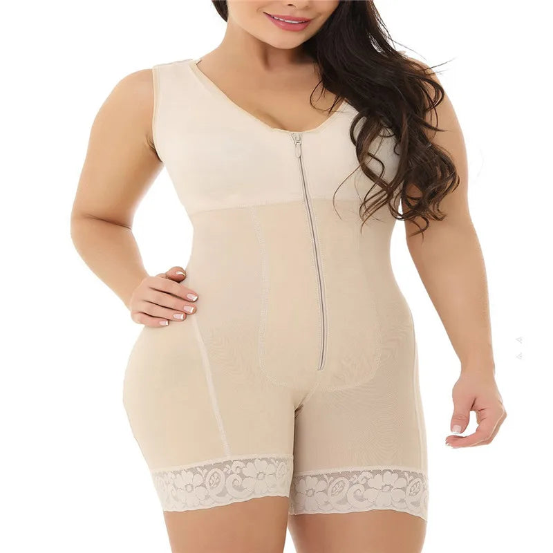 Plus Size Open Crotch Body Shaper 6XL