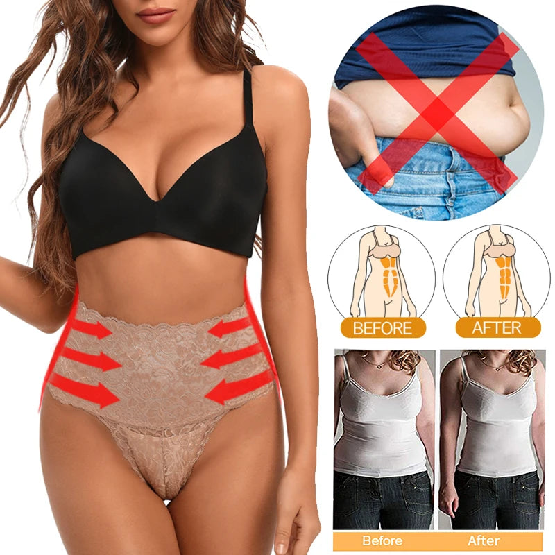 High Waist Shapewear Thong