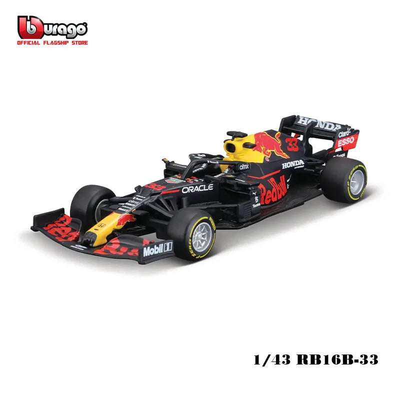 Bburago 1:43 Red Bull RB16b Max Verstappen Diecast Model