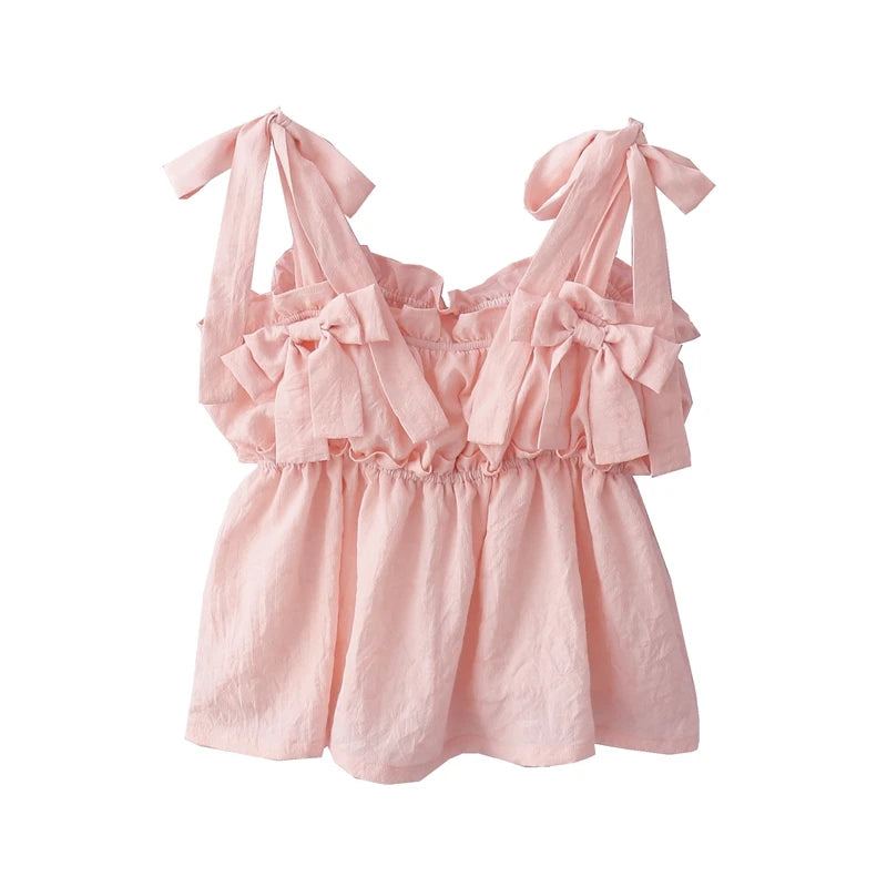 sweetheart RUFFLE CORSET BLOUSE
