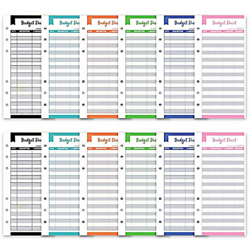 A6 Budget Planner Binder Set