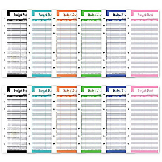 A6 Budget Planner Binder Set