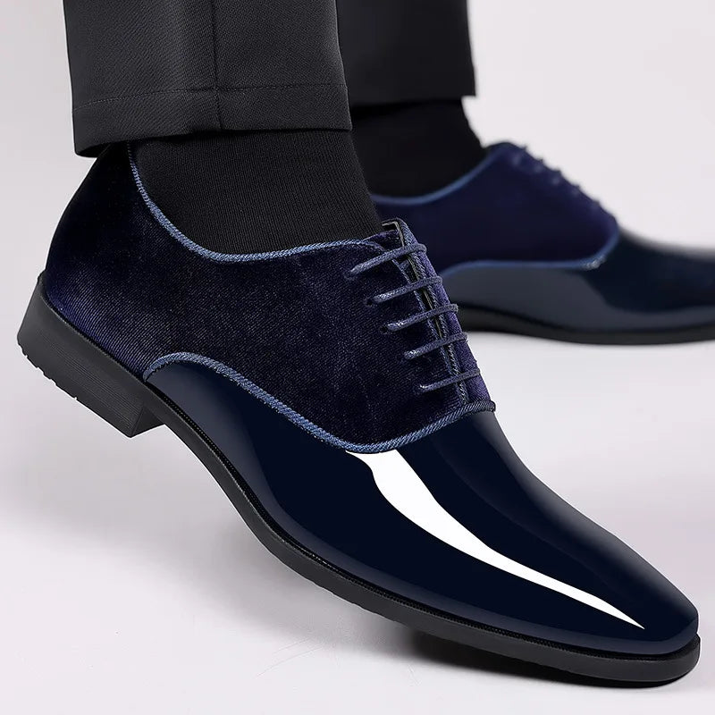 Black Patent Leather Oxford Shoes