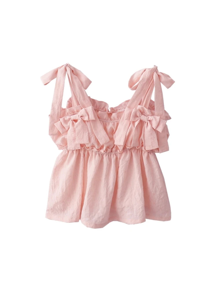 sweetheart RUFFLE CORSET BLOUSE