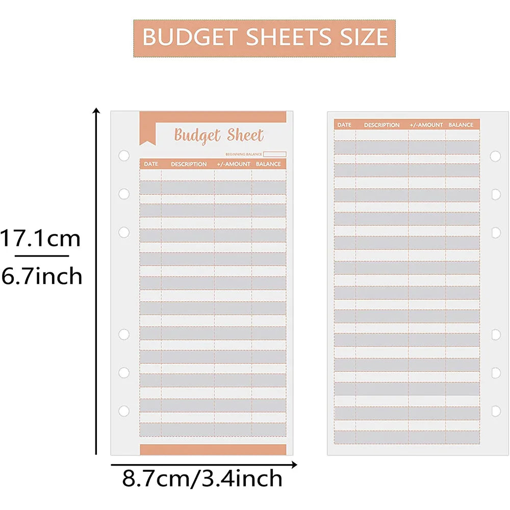 6-Ring Budget Planner Binder Set