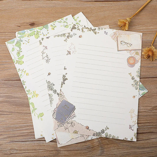 8pcs Kawaii Writing Paper for Envelopes