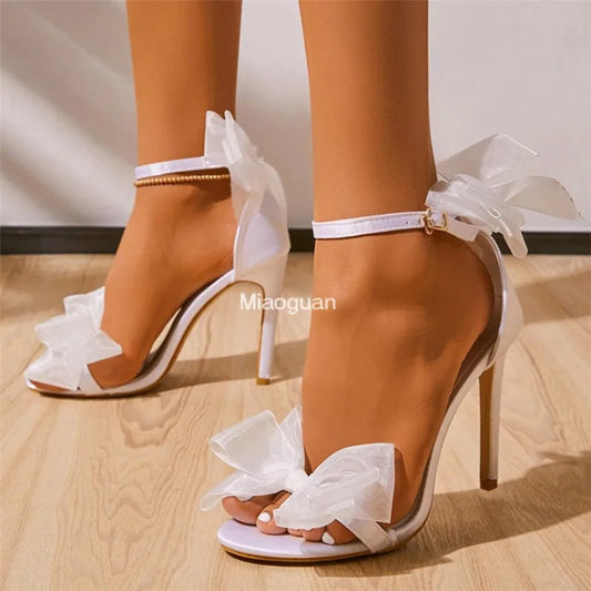 Black Bridal Stiletto Heels