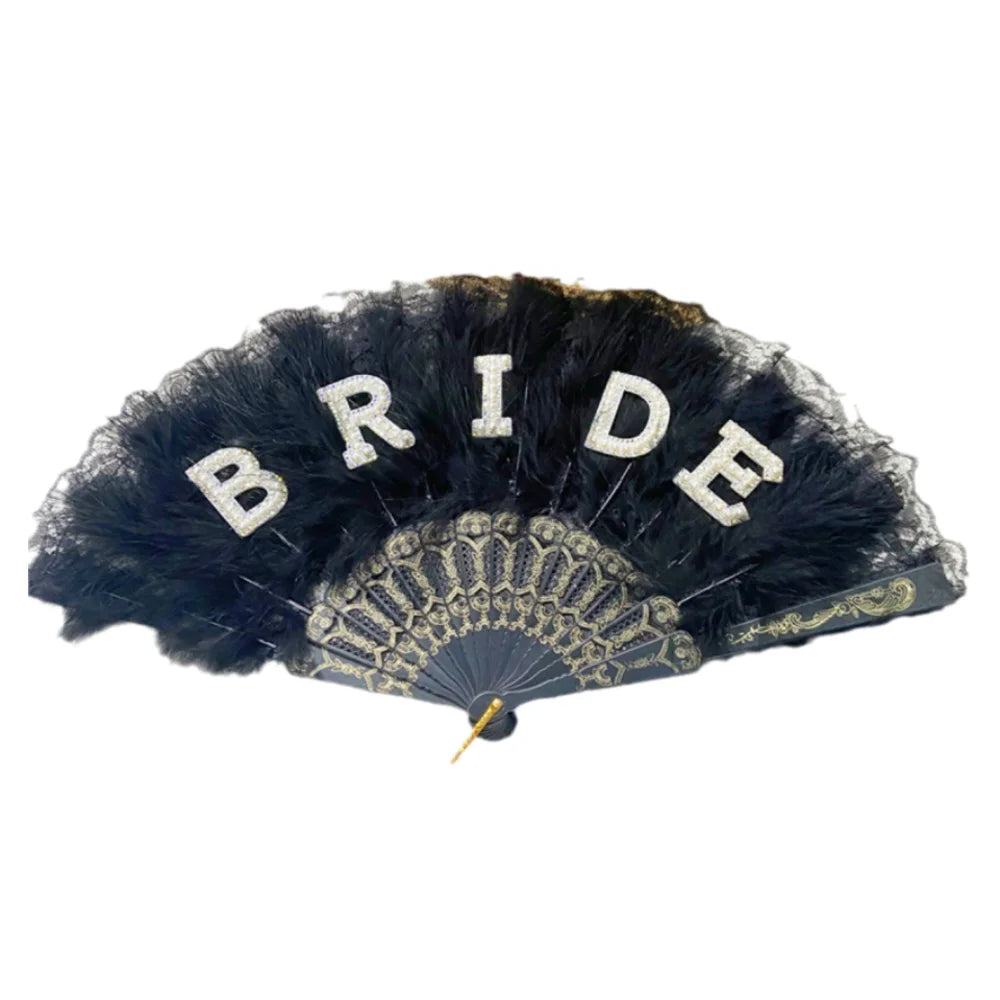 Bride Feather Fan