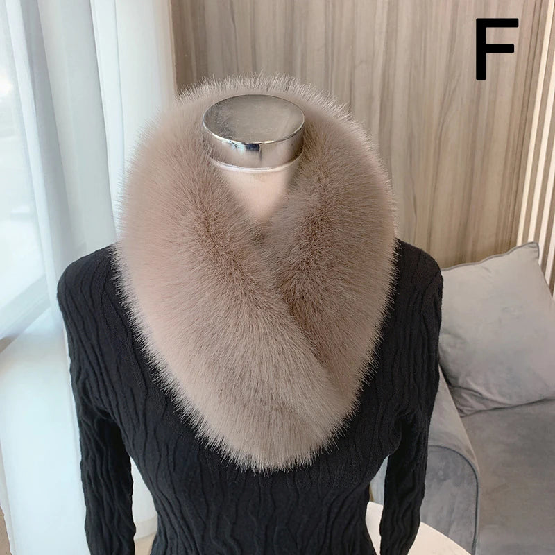 2024 Winter Thickened Faux Fur Shawl - 70cm