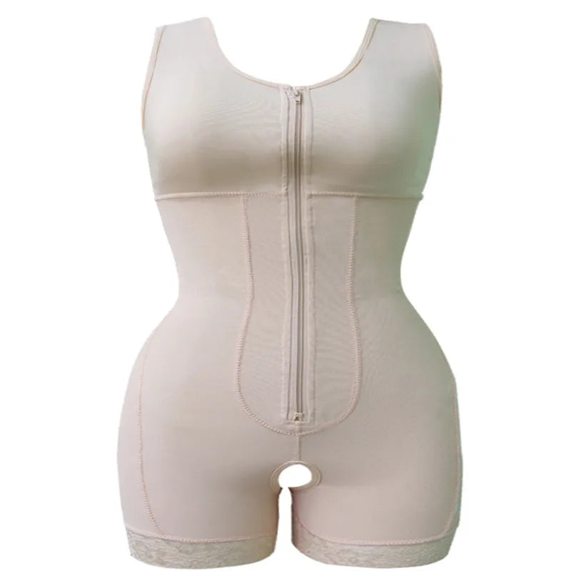 Plus Size Open Crotch Body Shaper 6XL