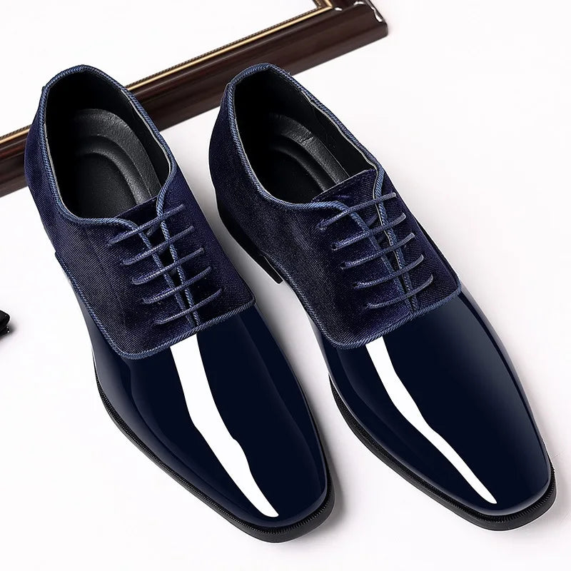 Black Patent Leather Oxford Shoes