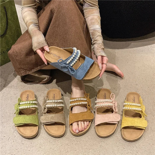 Pearl Slip-on Mules
