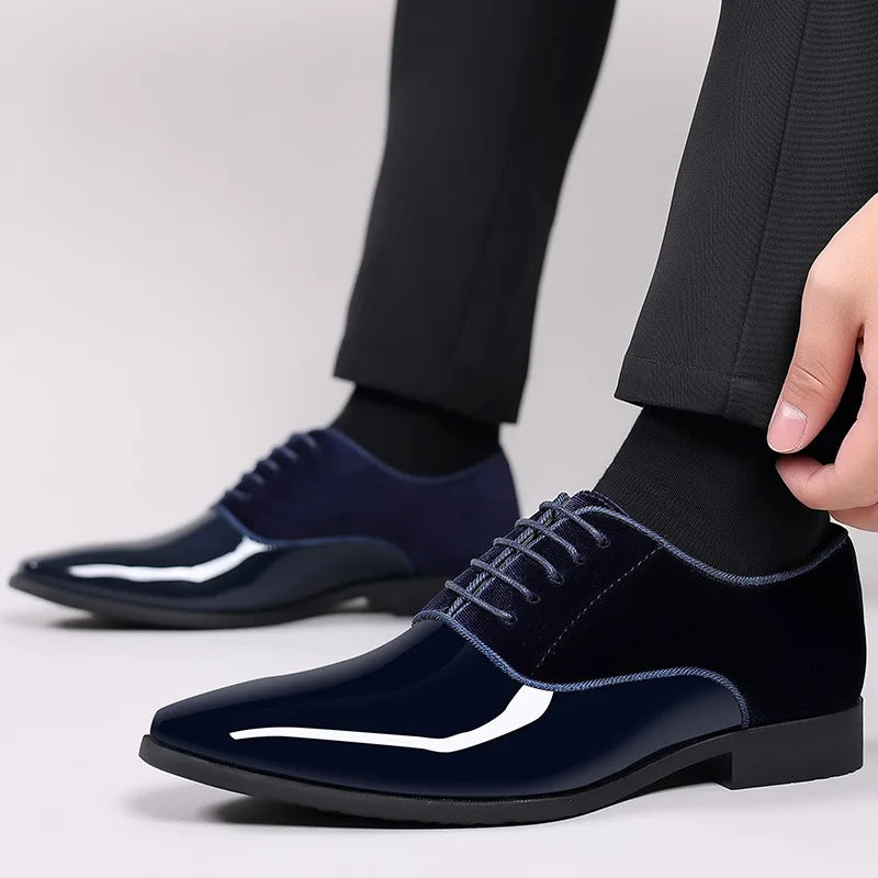 Black Patent Leather Oxford Shoes