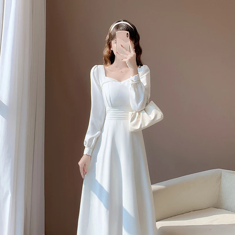 Autumn Winter Princess Wedding Dress