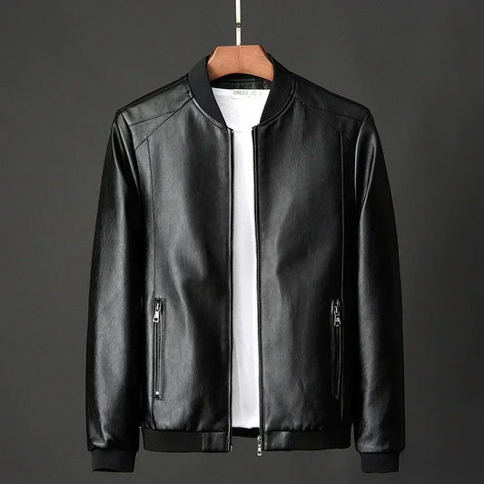 Autumn Men’s Korean Leather Jacket