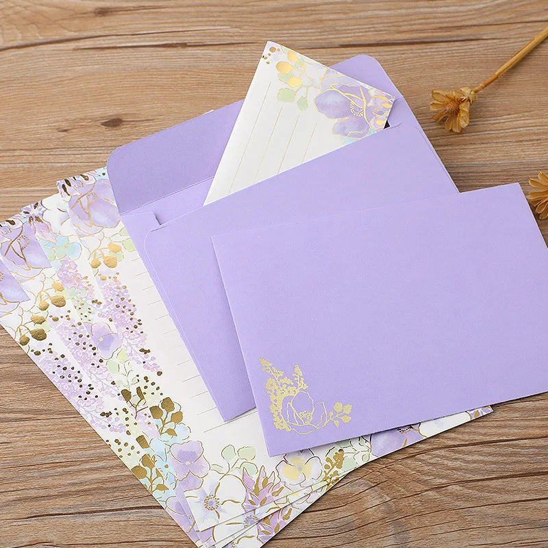 8pcs Kawaii Writing Paper for Envelopes